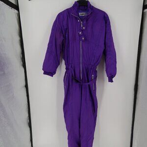 DownHill Racer Vintage Purple Snow/Ski Suit Size Women's Large